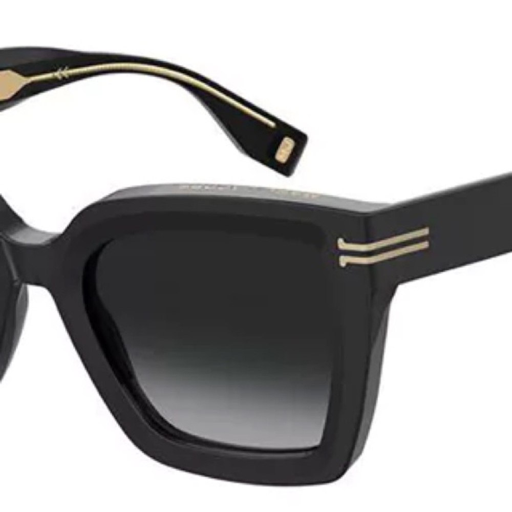 SOLD - Marc Jacobs Butterfly Sunglasses Black and Gold - Picture 12 of 12